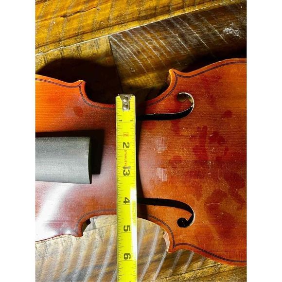 VINTAGE German Antonius Stradivarius Cremonensis, Faciebat Anno 3/4 size violin - Picture 6 of 16